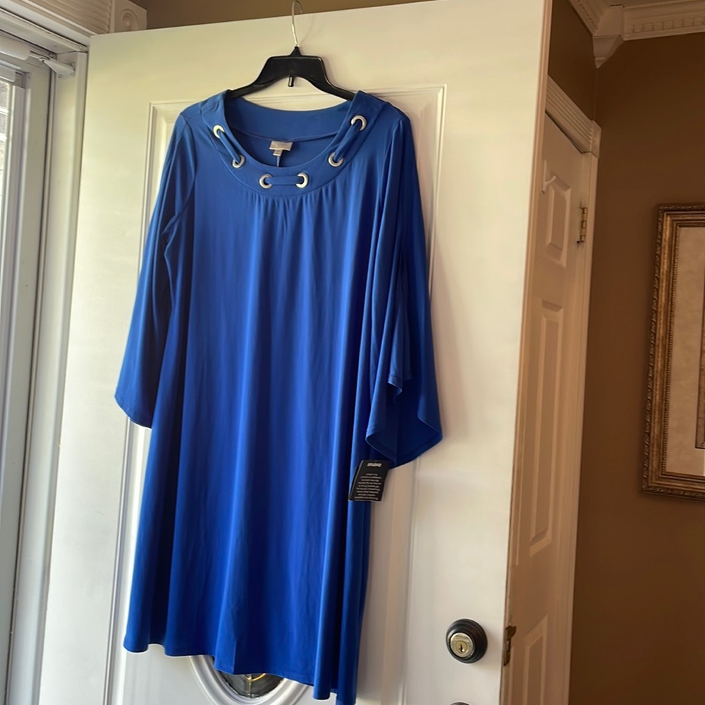 Royal blue dress